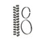 Pai Current Wedge Kit Mack Crdpc 92 / 112 With/Without Lockout Differential Application Mack Crd 150 BWK-2161 - alternate 6